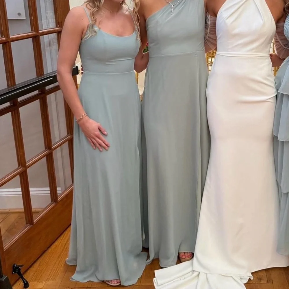 Birdy Grey Sage Bridesmaid Dress - Picture 2 of 4